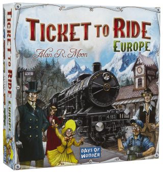 Настолна игра - Билет за път - Ticket to Ride - Europe
