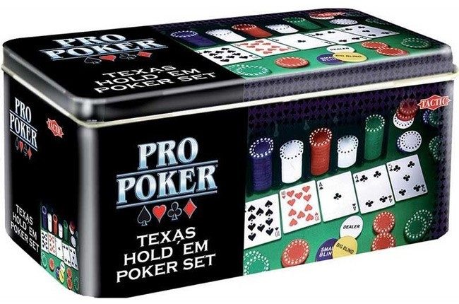 Pro Poker Texas Hold'em сет в метална кутия