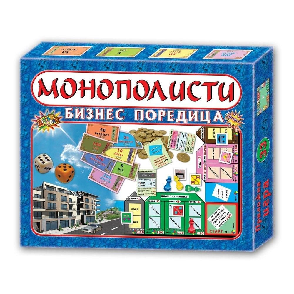 Настолна игра - Монополисти - Бизнес игра
