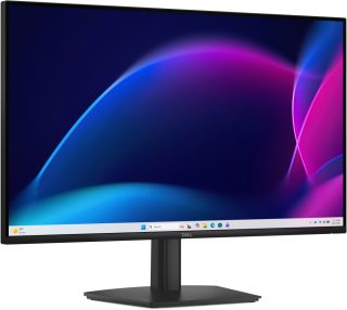 Dell E2726H 27" Edge LED Anti-Glare IPS монитор, 5ms GTG, 120 Hz, 1000:1, 300 cd/m2, 1920x1080 Full HD, HDMI, VGA, DisplayPort, Eye Comfort, Tilt, Черен