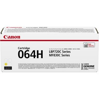 Тонер касета Canon CRG-064H Y