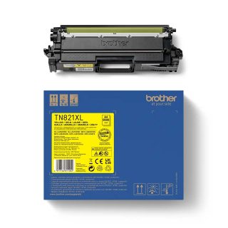 Brother TN-821XLY жълт тонер касета с висок добив