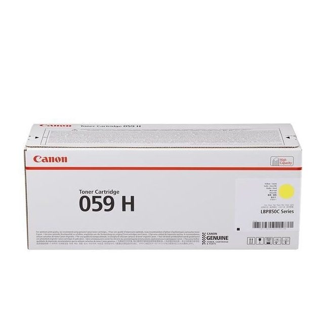 Тонер касета Canon CRG-059H Y