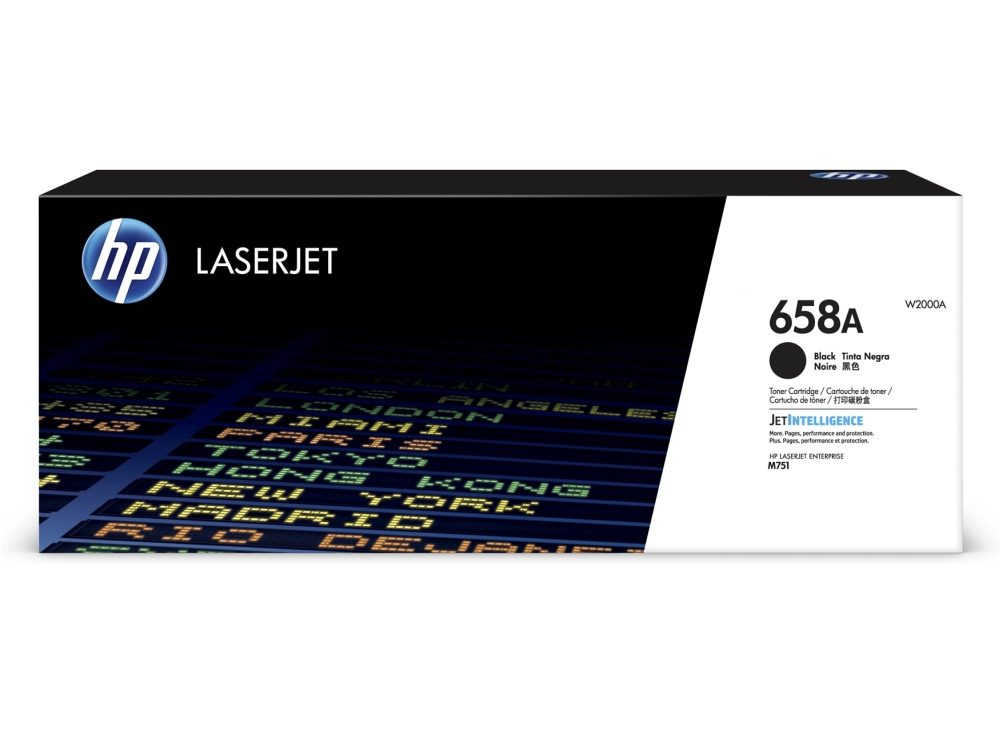 HP 658X Black LaserJet Toner Cartridge