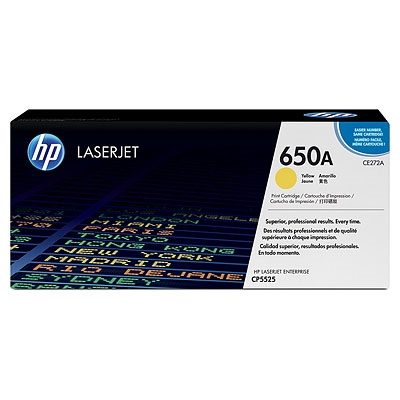 HP 650A Yellow LaserJet Toner Cartridge