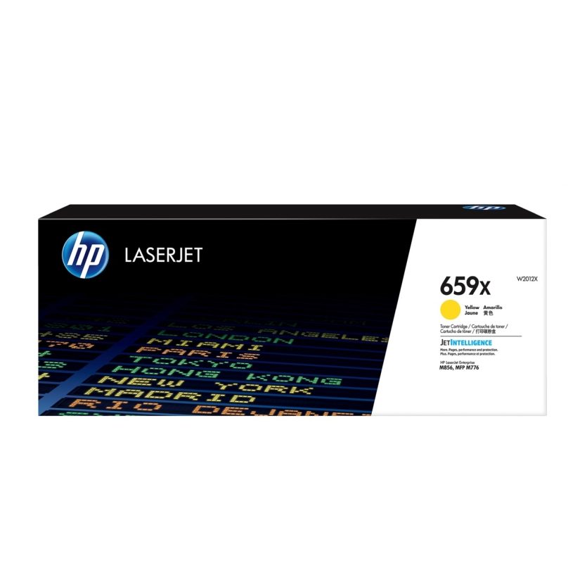 HP 659X High Yield Yellow Original LaserJet Toner Cartridge