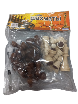 Фигури за шах Дървени СРЕДНИ В ПЛИК