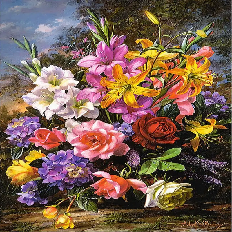 Пъзел 1000 ел. Castorland Ваза с цветя 103904