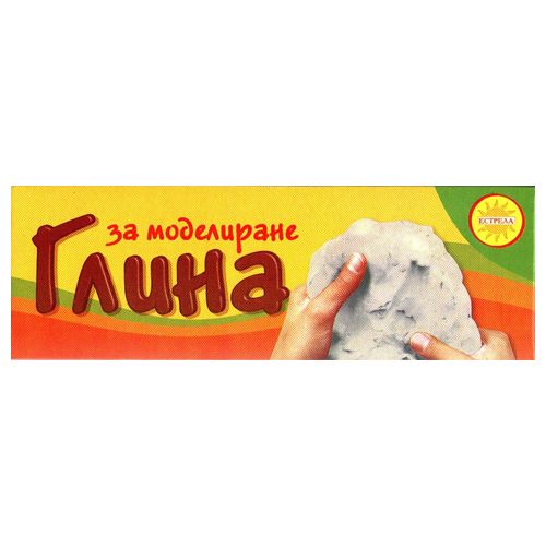 Глина ЕСТРЕЛА 400гр. БЯЛА !!!