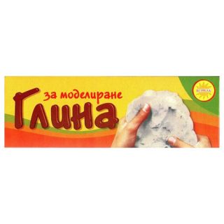 Глина ЕСТРЕЛА 400гр. БЯЛА !!!