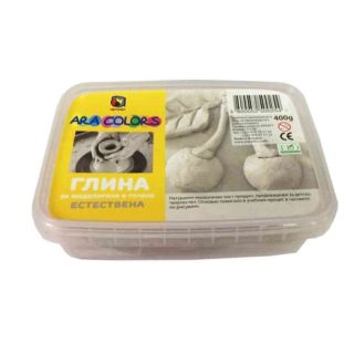 Глина БЯЛА 400гр. САМОСЪХНЕЩА АРА !!!