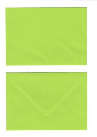 Плик ЦВЕТЕН 125/175мм LIMEGREEN/ СВЕТЛОЗЕЛЕН