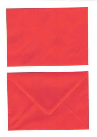 Плик ЦВЕТЕН 125/175мм SCARLET/ ЧЕРВЕН