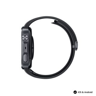 Huawei Watch D3, Riva-B10, Black, 1.92 inches; AMOLED +LTPO color circular screen, 25.5 mm, Wrist: 130–210mm, Bluetooth call, Ambulatory 24H Blood Pressure, Heart rate, SpO2, ECG, 2.4 GHz, BT 6.0, and BR + BLE, 540 mAh + Huawei FreeBuds 7i Conch-T010 White