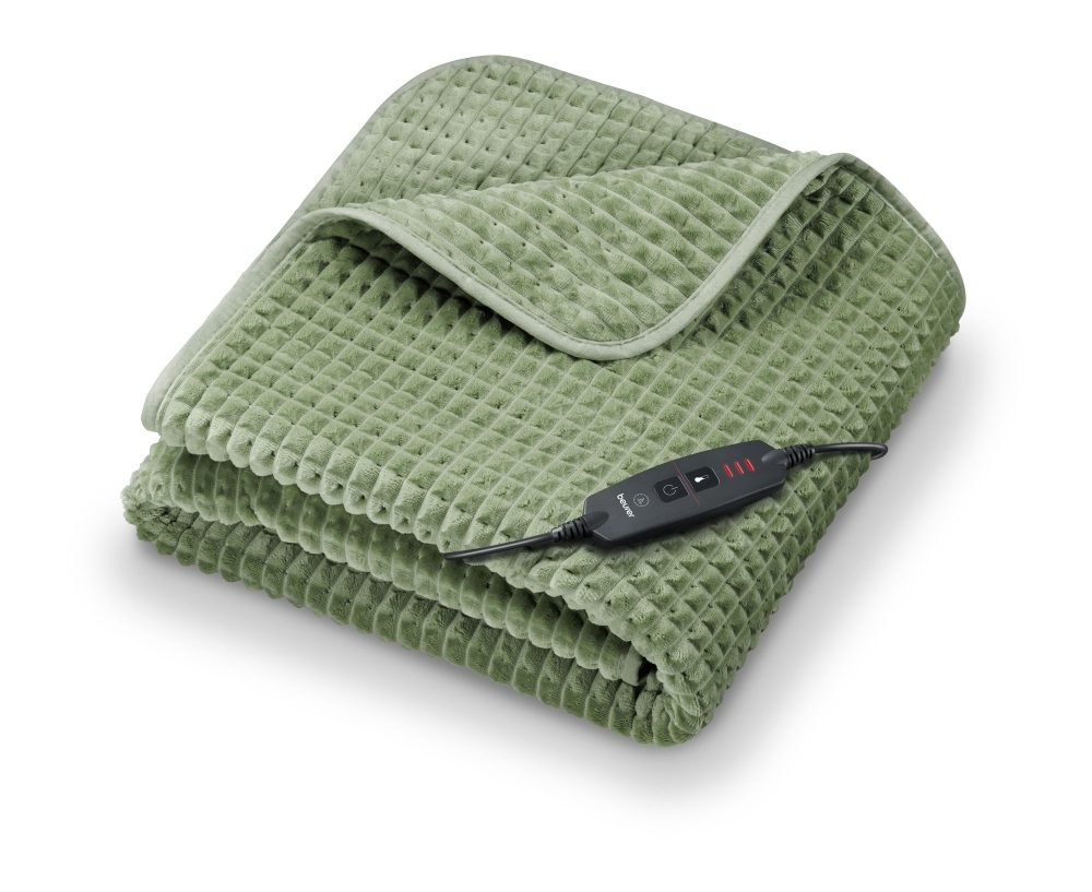 Beurer HD 72 Waffle Sage Green Heated overblanket