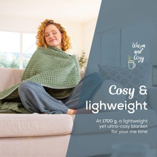Beurer HD 72 Waffle Sage Green Heated overblanket