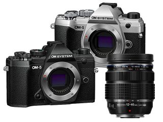 фотоапарат Olympus OM-5 II с обектив 12-40mm f/2.8 PRO II, с подарък бинокъл Olympus 8-16x40 S