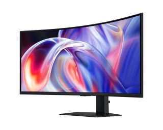 Samsung 40" 40H850 VA LED извит WUHD 5120 x 2160 144Hz 4ms USB-C LAN Thunderbolt 5.0 високоговорител Черен