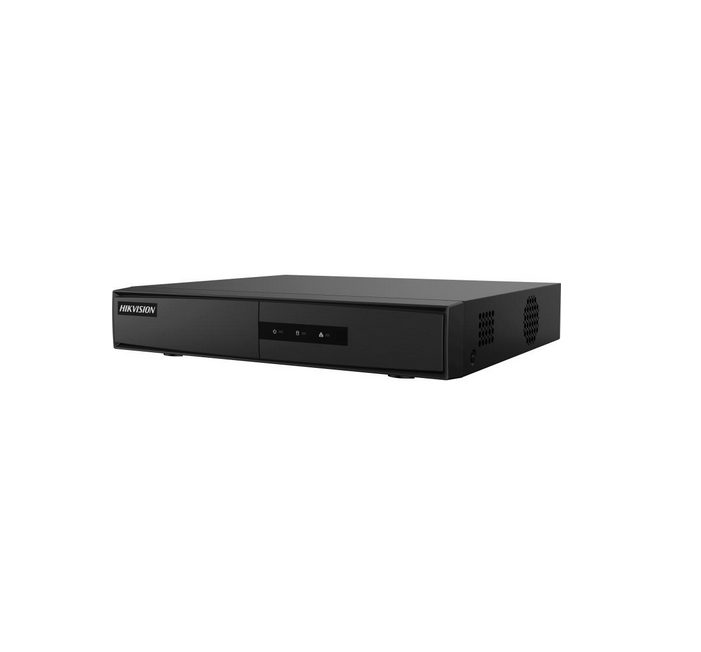 HikVision 8-канален Mini 1U 8 PoE NVR, до 6 MP, H.265+, 60 Mbps, 1 SATA HDD до 6TB, 2 USB, Видео изход: HDMI/VGA едновременен (1080p)