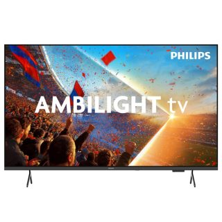 Philips 50PUS8001/12, 50" 4K UHD LED телевизор, 3840x2160p, 60Hz, DVB-T/T2/T2-HD/C/S/S2, 3-странен Ambilight, CL+2.0, Perfect Pixel UHD, HDR10, HLG, Titan OS, Dolby Atmos, 3xHDMI, 2xUSB, 802.11ac, BT 5.2, Easy Link 3.0, 20W RMS, Черен