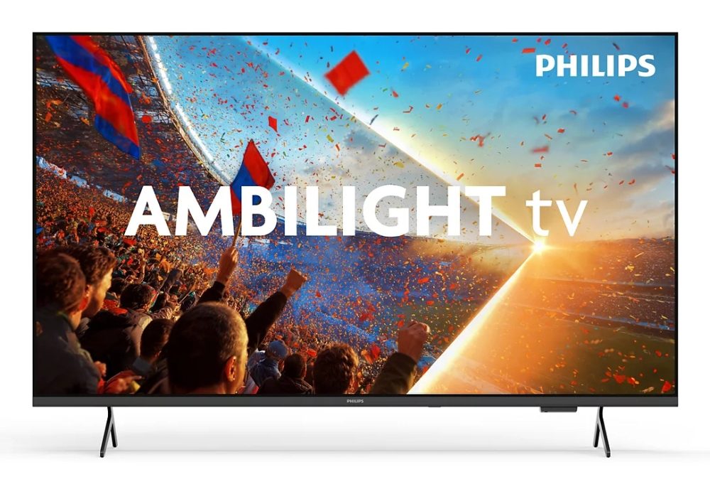 Philips 65PUS8001/12, 65" 4K UHD LED телевизор, 3840x2160p, 60Hz, DVB-T/T2/T2-HD/C/S/S2, 3-странен Ambilight, CL+2.0, Perfect Pixel UHD, HDR10, HLG, Titan OS, Dolby Atmos, 3xHDMI, 2xUSB, 802.11ac, BT 5.2, Easy Link 3.0, 20W RMS, Черен