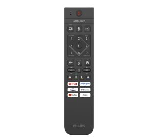 Philips 55OLED761/12, 55" 4K UHD OLED, 3840x2160, 120Hz VRR, DVB-T/T2/C/S/S2, 3 sided Ambilight, HDR10+ Adaptive, Titan OS, Dolby Vision, Atmos, DTS:X, P5 Perfect Picture /Al, AirPlay2 Stream, 1000 nits, BT 5.2, 4*HDMI, 2* USB, 802.11ac, 20W RMS