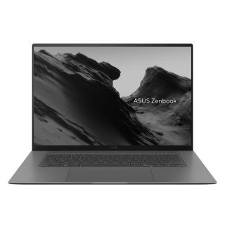 Лаптоп Asus Zenbook UX5406SA-PZ628XNA, Intel Ultra 7 256V 16GB 2.2 GHz (12MB Cache, до 4.8 GHz), 14.0 OLED WQXGA+ 2880x1800 16:10 Bend+400nits AG DCI-P3:100, Touch, 120 Hz, LPDDR5X 16GB (вградена), 512GB SSD G4, Windows 11 Pro, Сив, US, без адаптер