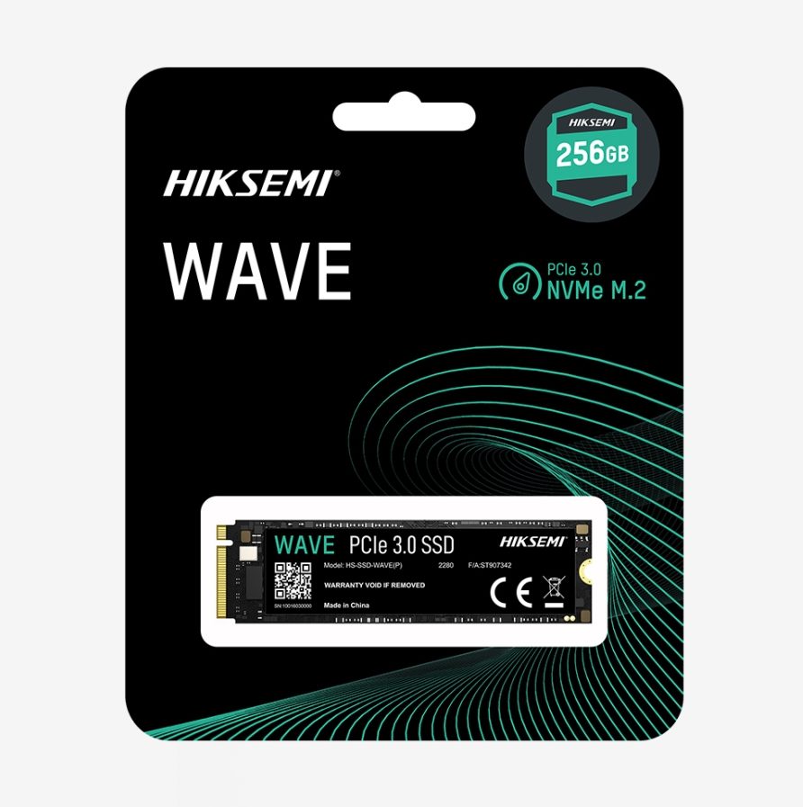 Hiksemi 256GB M.2 2280 3D NAND PCIe 3.0 NVMe SSD, до 2280MB/s скорост на четене, 1800MB/s скорост на запис