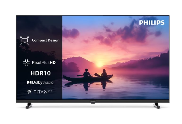 Philips 32PFS6000/12, 32" FHD LED 1920x1080, DVB-T/T2/T2-HD/C/S/S2, HDR 10, HLG, Dolby Audio, Smart, Titan, Pixel Plus FHD, 8GB, HDMI*3, USB*2, 802.11n, 12W RMS, Black