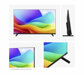 Hisense 32" A5S Smart TV, Full HD 1920x1080, QLED, черен
