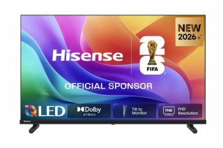 Hisense 40" A5S, Full HD 1920x1080, QLED, Quantum Dot, HDR, HLG, DTS HD, Light Sensor, Dolby Audio, Smart TV, WiFi, WiFi Direct, 2xHDMI, 2xUSB, LAN, CI+, DVB-T2/C/S2, Черен
