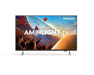 Philips 43PUS8001/12, 43" 4K UHD LED телевизор, 3840 x 2160p, 60Hz, 3-странен Ambilight, DVB-T/T2/T2-HD/C/S/S2, CL+2.0, Perfect Pixel UHD, HDR10, HLG, Titan OS, Dolby Atmos, 3xHDMI, 2xUSB, 802.11ac, BT 5.2, Easy Link 3.0, 20W RMS, Черен
