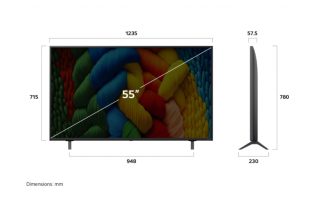 LG 55NANO80A3B 55" 4K HDR Smart NanoCell телевизор