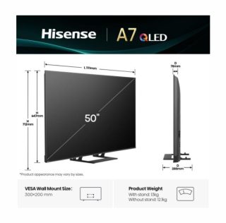 Hisense 50" A7Q 4K Ultra HD QLED Smart TV