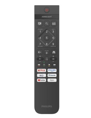 Philips 55PUS8001/12, 55" 4K UHD LED телевизор, 3840 x 2160p, 60Hz, 3-странен Ambilight, DVB-T/T2/T2-HD/C/S/S2, CL+2.0, Perfect Pixel UHD, HDR10, HLG, Titan OS, Dolby Atmos, 3*HDMI, 2*USB, 802.11ac, BT 5.2, Easy Link 3.0, 20W RMS, Черен