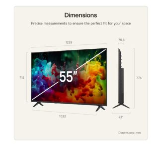 LG 55QNED71B3B 55" 4K QNED MiniLED Smart TV