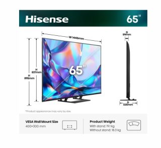 Hisense 65" A7S 4K Ultra HD QLED Smart TV