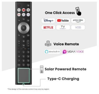 Hisense 65"U7Q Pro, 4K Ultra HD 3840x2160, ULED, FALD, Quantum Dot, 165Hz, IPS, HDR 10+, HLG, Dolby Vision IQ, Dolby Atmos, Smart TV, WiFi 5GHz, WiFi Direct, BT, Anyview Cast, light sensor, Solar Powered Remote, 4xHDMI, 2xUSB, LAN, CI+, DVB-T2/C/S2, Черен