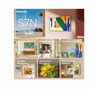 Hisense CanvasTV 55S7NQ 55" QLED 4K Ultra HD Smart телевизор