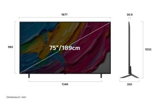 LG 75QNED80A3A 75" 4K QNED HDR Smart TV