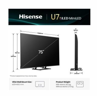 Hisense 75"U7Q 4K Ultra HD Smart TV