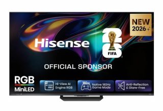 Hisense 55" UR8S 4K Ultra HD 3840x2160 RGB Mini LED DLED Quantum Dot 180Hz IPS HDR10+ HLG Dolby Vision IQ Dolby Atmos Smart TV