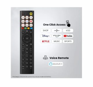 Hisense 100U7SE 100" ULED Smart телевизор, FALD, 165Hz, 5000:1, Quantum Dot, Dolby Vision IQ, Vidaa, ADS, Черен