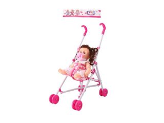 Кукла 30 см + количка в плик №23А1209