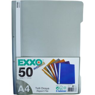 Папка ПВЦ DOSY 120/180 МЕТАЛИК СРЕБРО