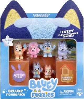 BLUEY Fuzzies Фигура - 8 бр. Deluxe