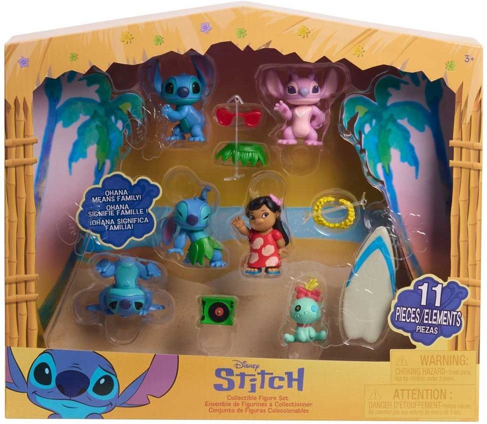 Комплект фигурки - Disney - Stitch - 11 части