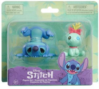 Комплект фигури Disney Stitch - Стич и Скарп - син