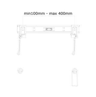 Neomounts Flat Screen Wall Mount (фиксирана, ултратънка)
