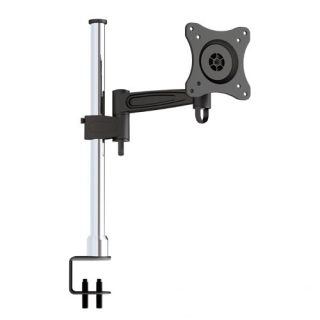 Sunne 10"-24" Desk Bracket, Tilt&Swivel - 15°&180°, max 15kg, Pivot 360°, max VESA 75-100x75-100, height adjustable up to 400 mm, screen to holder - 279 mm